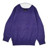 JOURNAL STANDARD L'essage ウールカシミヤ混スムースプルオーバー セーター ニット 22AW パープル レディース ジャーナルスタンダードレサージュ【中古】5-1019T∞