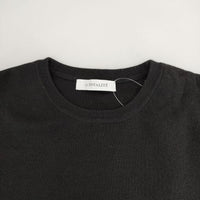 La TOTALITE ミラノリブサイドフリルプルオーバー セーター ニット 22AW ブラック レディース ラトータリテ【中古】5-0907M∞