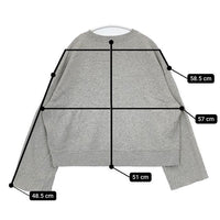 JOURNAL STANDARD relume クロップド スウェット 23SS グレー レディース ジャーナルスタンダードレリューム【中古】5-0907M∞