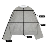 JOURNAL STANDARD relume クロップド スウェット 23SS グレー レディース ジャーナルスタンダードレリューム【中古】5-0907M∞