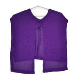 ADIEU TRISTESSE LILICO 2WAYベスト 定価20900円 ベスト 24SS パープル レディース アデュートリステス【中古】5-0807M∞