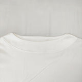 SHIPS オーガニックコットン バリエーションネック TEE サイズM 312-32-0928 Ｔシャツ カットソー ホワイト レディース シップス【中古】5-0708S♪
