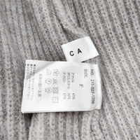 ESICA 未使用 ロングカーディガン サイズF カーディガン グレー レディース エシカ【中古】5-0922T◎