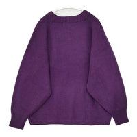 SHIPS any AQUA カシミヤ ミックス ハイネック ニット 定価13970円 セーター ニット パープル レディース シップスエニィ【中古】5-0907T∞