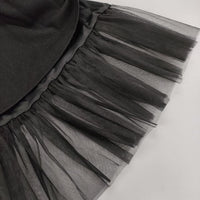 BEARDSLEY チュチュニットスカート チュチュインナー付き ロングスカート ブラック レディース ビアズリー【中古】5-0907T∞