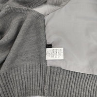 ZAMPA フェイクファー切替ジレ ベスト グレー レディース ザンパ【中古】5-0907T∞