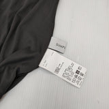 Simplicite クラッシュボイルギャザースカート ロングスカート 23SS グレー レディース シンプリシテェ【中古】5-0911M∞