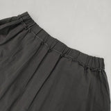 Simplicite クラッシュボイルギャザースカート ロングスカート 23SS グレー レディース シンプリシテェ【中古】5-0911M∞