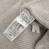 IENA テープヤーン パフ 2WAY プルオーバー 定価17600円 25080900702010 ニット 25SS ベージュ レディース イエナ【中古】5-0614M♪