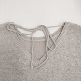 IENA テープヤーン パフ 2WAY プルオーバー 定価17600円 25080900702010 ニット 25SS ベージュ レディース イエナ【中古】5-0614M♪