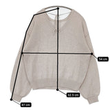 IENA テープヤーン パフ 2WAY プルオーバー 定価17600円 25080900702010 ニット 25SS ベージュ レディース イエナ【中古】5-0614M♪