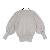 JOURNAL STANDARD パフスリーブプルオーバー ニット グレー レディース ジャーナルスタンダード【中古】5-0807M∞