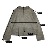 Gipsy BLUE ジプシーブルー アクリルウール セーター ニット グレー レディース ジプシー【中古】5-0907T∞