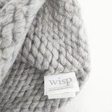 wisp wool hat ウールハット ニットキャップフランス製 帽子 ニットキャップ グレー レディース ウィスプ【中古】5-1117T◎