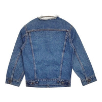 Shinzone ノーカラーデニムジャケット 定価30800円 Gジャン デニムジャケット ブルー レディース シンゾーン【中古】5-0911M∞