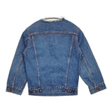 THE SHINZONE ノーカラーデニムジャケット 定価30800円 Gジャン デニムジャケット ブルー レディース シンゾーン【中古】5-0911M∞