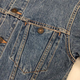 THE SHINZONE ノーカラーデニムジャケット 定価30800円 Gジャン デニムジャケット ブルー レディース シンゾーン【中古】5-0911M∞