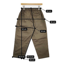 mizuiro-ind イージーパンツ コットンストレッチ パンツ グレー系 レディース ミズイロインド【中古】5-0911G∞