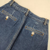 RALPH LAUREN ジョッパーズパンツ デニムパンツ ブルー レディース ラルフローレン【中古】5-0911G∞