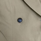 MARGARET HOWELL コットン ベルト付き 七分袖 トレンチコート ブラウン レディース マーガレットハウエル【中古】5-0816M∞