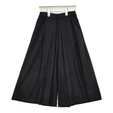 PASSIONE ワイド ガウチョ ニット パンツ ブラック レディース パシオーネ【中古】5-1023T∞