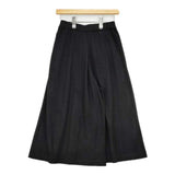 PASSIONE ワイド ガウチョ ニット パンツ ブラック レディース パシオーネ【中古】5-1023T∞