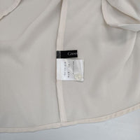 green eye グリーンアイ フリル ブラウス シャツ ベージュ レディース【中古】5-0816M∞