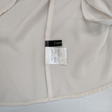 green eye グリーンアイ フリル ブラウス シャツ ベージュ レディース【中古】5-0816M∞