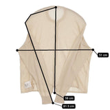 mina perhonen fledgy ys8396 イタリア製 定価61600円 コットン カーディガン ベージュ レディース ミナペルホネン【中古】5-1201M∞