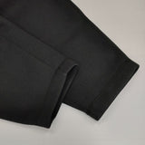 NO CONTROL AIR 短繊維ポリエステル・バルキー二重編みニット テーパードパンツ 定価24750円 製品洗い パンツ 23AW ブラック レディース ノーコントロールエアー【中古】5-1025T∞