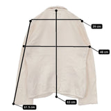 45R/45rpm 裏起毛 スウェット ジャケット アイボリー レディース フォーティーファイブアールピーエム【中古】5-1025T∞