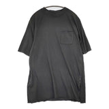 Lene レネ スリット ラグラン ポケット 五分袖 Ｔシャツ カットソー チャコールグレー レディース【中古】5-0622S♪
