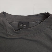 Lene レネ スリット ラグラン ポケット 五分袖 Ｔシャツ カットソー チャコールグレー レディース【中古】5-0622S♪