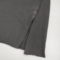 Lene レネ スリット ラグラン ポケット 五分袖 Ｔシャツ カットソー チャコールグレー レディース【中古】5-0622S♪