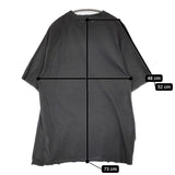 Lene レネ スリット ラグラン ポケット 五分袖 Ｔシャツ カットソー チャコールグレー レディース【中古】5-0622S♪