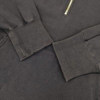 NATURAL LAUNDRY ライト裏毛ロングスウェット ハーフジップ パーカー ネイビー レディース ナチュラルランドリー【中古】5-0911M∞