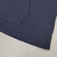NATURAL LAUNDRY ライト裏毛ロングスウェット ハーフジップ パーカー ネイビー レディース ナチュラルランドリー【中古】5-0911M∞