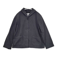 MHL. 595-6125503 コットンリネン ジャケット ネイビー レディース エムエイチエル【中古】5-0816M∞