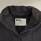 MHL. 595-6125503 コットンリネン ジャケット ネイビー レディース エムエイチエル【中古】5-0816M∞