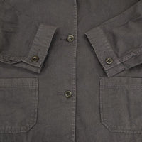 MHL. 595-6125503 コットンリネン ジャケット ネイビー レディース エムエイチエル【中古】5-0816M∞