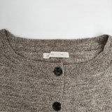 soil ウール チュニックニット カーディガン グレージュ レディース ソイル【中古】5-1025T∞