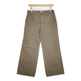 MARGARET HOWELL MHW07610369144 コットンリネン パンツ カーキ系 レディース マーガレットハウエル【中古】5-0911M∞