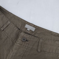 MARGARET HOWELL MHW07610369144 コットンリネン パンツ カーキ系 レディース マーガレットハウエル【中古】5-0911M∞
