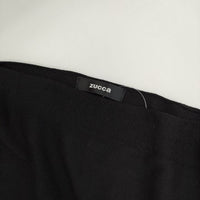 ZUCCa ワイド コットンニット ZU11KN386 ニット ブラック レディース ズッカ【中古】5-0816M∞