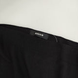ZUCCa ワイド コットンニット ZU11KN386 ニット ブラック レディース ズッカ【中古】5-0816M∞