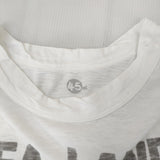 45R/45rpm ロゴ サイズ2 半袖Ｔシャツ カットソー ホワイト レディース フォーティーファイブアールピーエム【中古】5-0708S♪