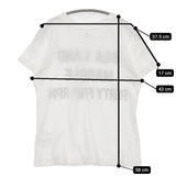 45R/45rpm ロゴ サイズ2 半袖Ｔシャツ カットソー ホワイト レディース フォーティーファイブアールピーエム【中古】5-0708S♪