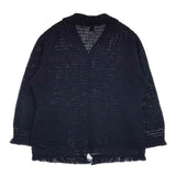 45R/45rpm インディゴバスケットハンドニットジャケット 定価79200円 ジャケット ネイビー レディース フォーティーファイブアールピーエム【中古】5-1204M∞