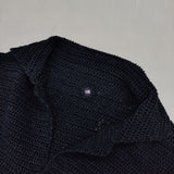 45R/45rpm インディゴバスケットハンドニットジャケット 定価79200円 ジャケット ネイビー レディース フォーティーファイブアールピーエム【中古】5-1204M∞
