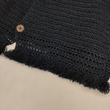 45R/45rpm インディゴバスケットハンドニットジャケット 定価79200円 ジャケット ネイビー レディース フォーティーファイブアールピーエム【中古】5-1204M∞